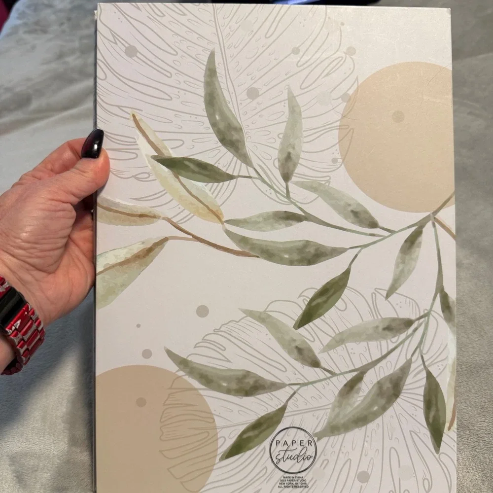 Paper Studio Clipboard Folio Notepad Pen Set‎ Floral 